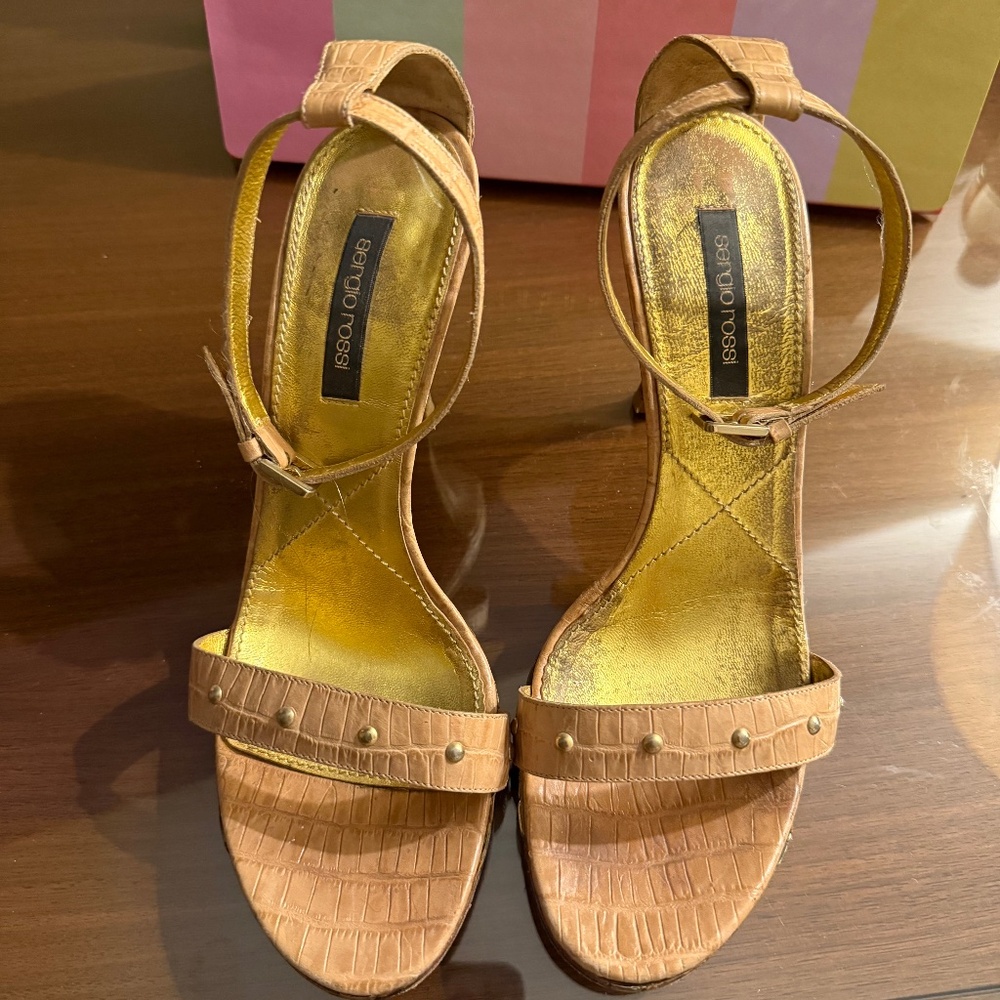 Sergio Rossi strappy heels